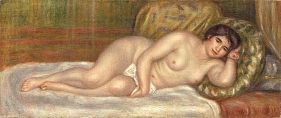 Pierre-Auguste Renoir Woman on a Couch